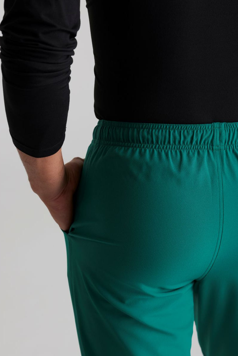 Skecher's Men's Jogger Scrub Pant with Drawstring Elastic Waistband and Cargo Pocket | Hunter Green