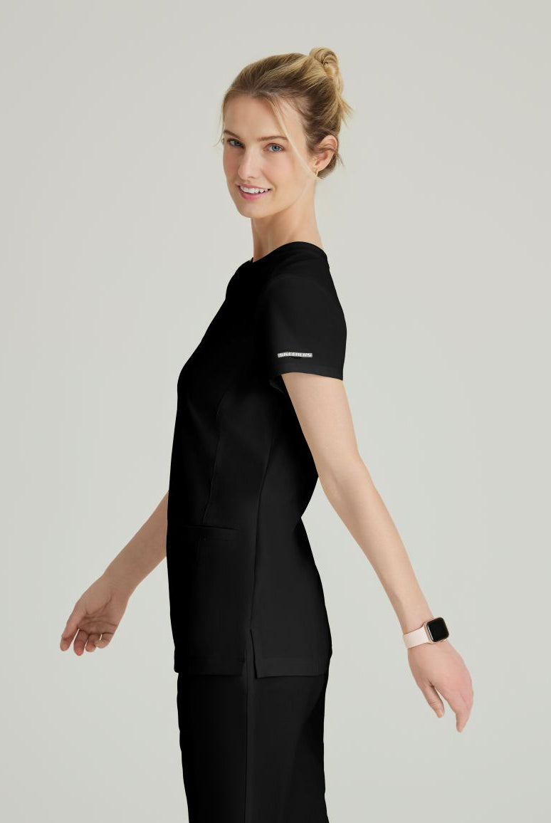 Skechers Women's Coast 2-Pocket Banded Collar Top PRE-ORDER PRODUCT | BLACK