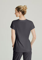 Skechers Women's Coast 2-Pocket Banded Collar Top PRE-ORDER PRODUCT | Pewter Grey