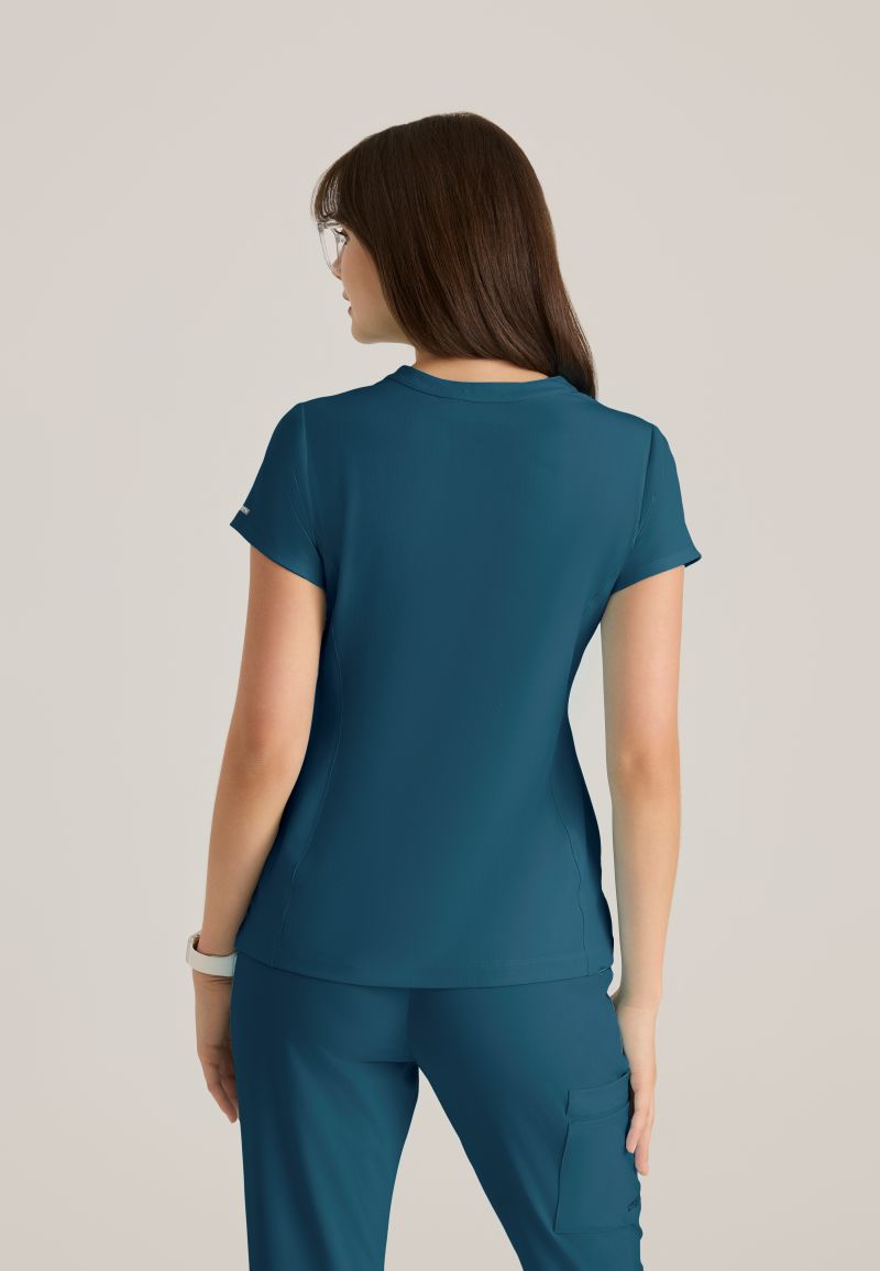 Skechers Women's Coast 2-Pocket Banded Collar Top PRE-ORDER PRODUCT | Bahama / Caribbean