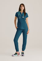 Skechers Women's Coast 2-Pocket Banded Collar Top PRE-ORDER PRODUCT | Bahama / Caribbean