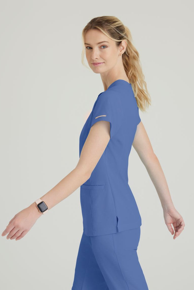 Skechers Women's Coast 2-Pocket Banded Collar Top PRE-ORDER PRODUCT | TRUE CEIL