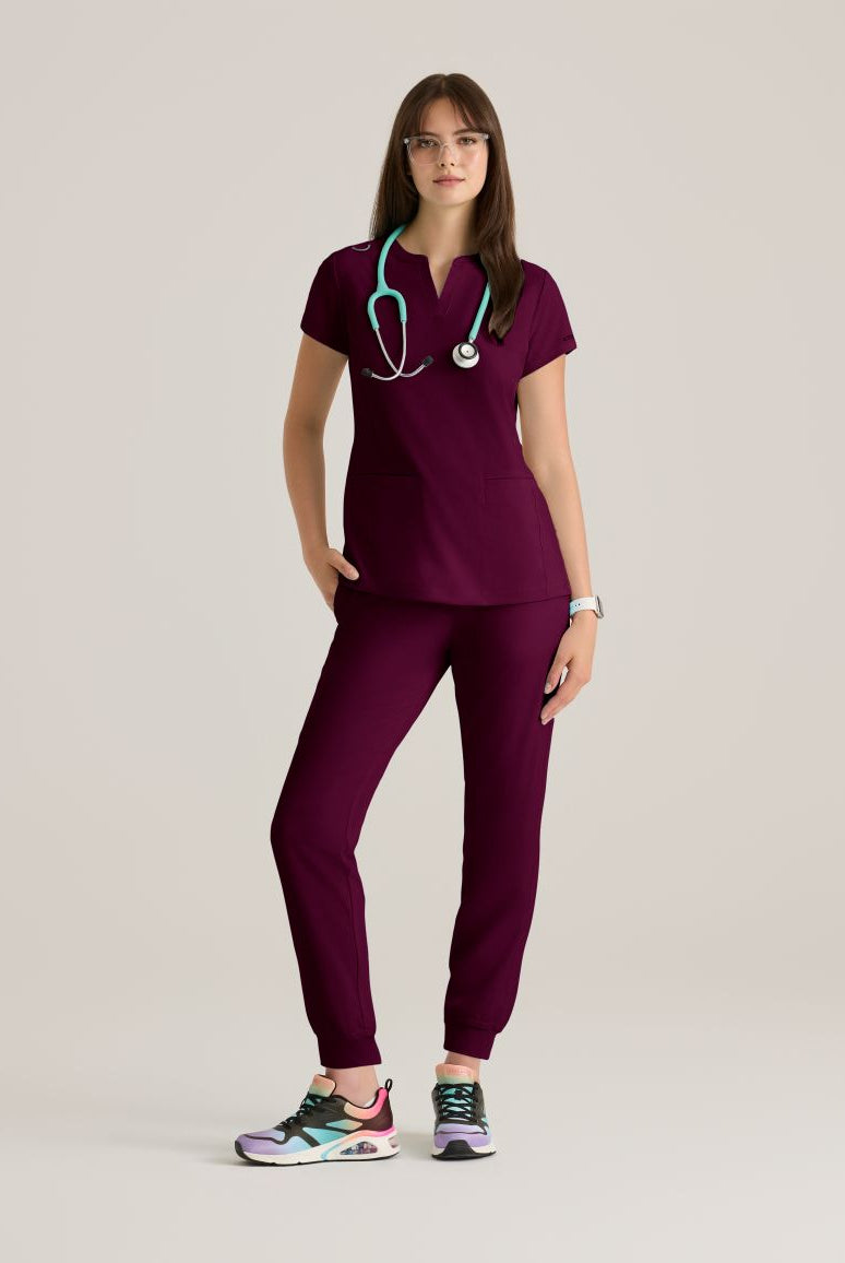 Skechers Women's Coast 2-Pocket Banded Collar Top PRE-ORDER PRODUCT | Wine
