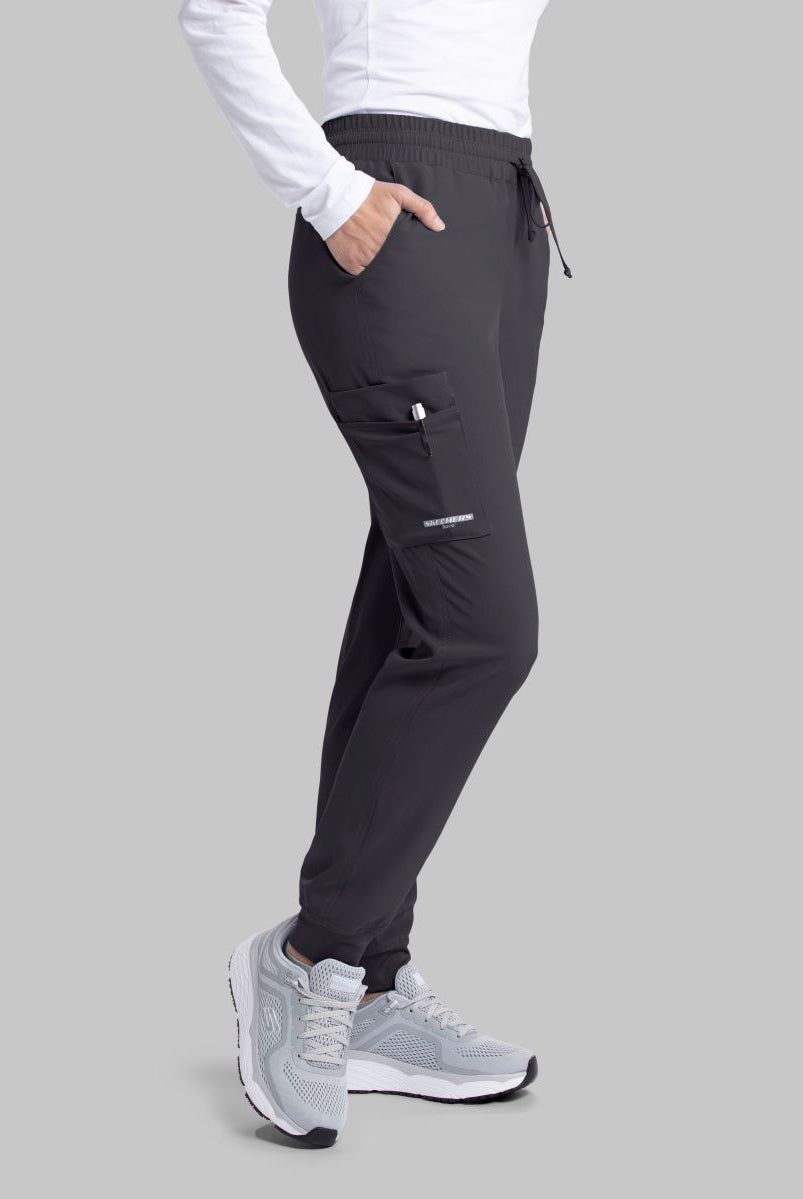 Skechers Theory 4-Pocket Waistband Jogger Pants | Pewter Grey