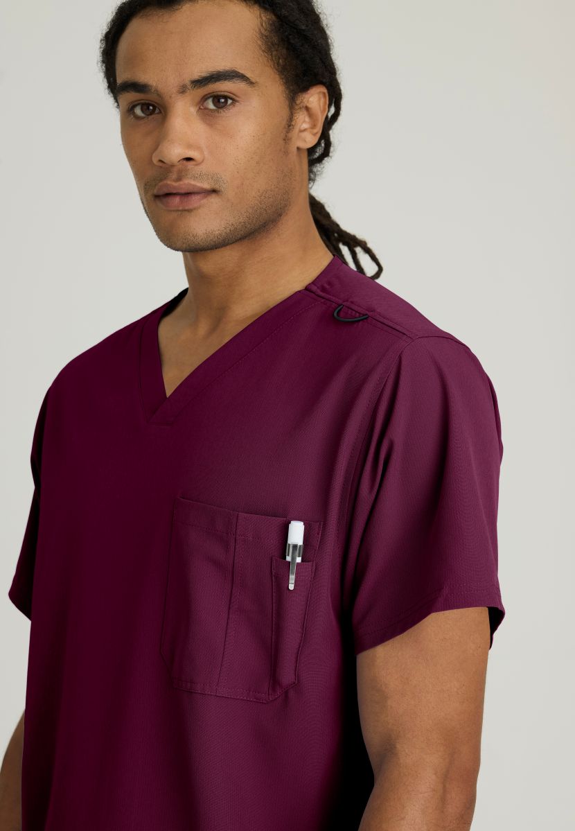 Skechers Structure V-Neck Top | Wine