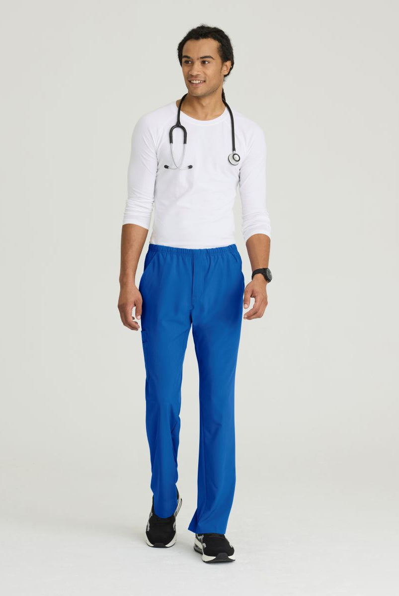 SKECHERS MALE STRUCTURE 4 POCKET ELASTIC WAISTBAND PANT | New Royal