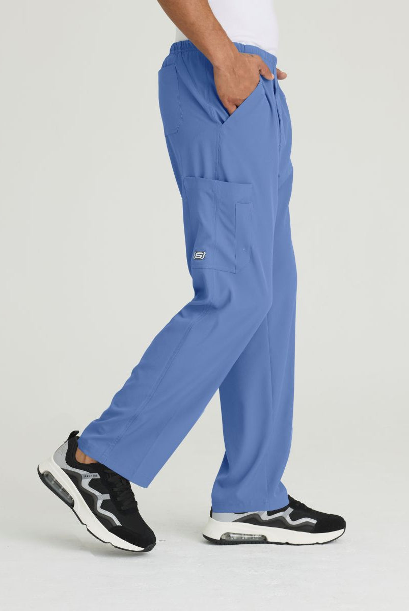Skechers Male Structure 4 Pocket Elastic Waistband Scrub Trousers | TRUE CEIL