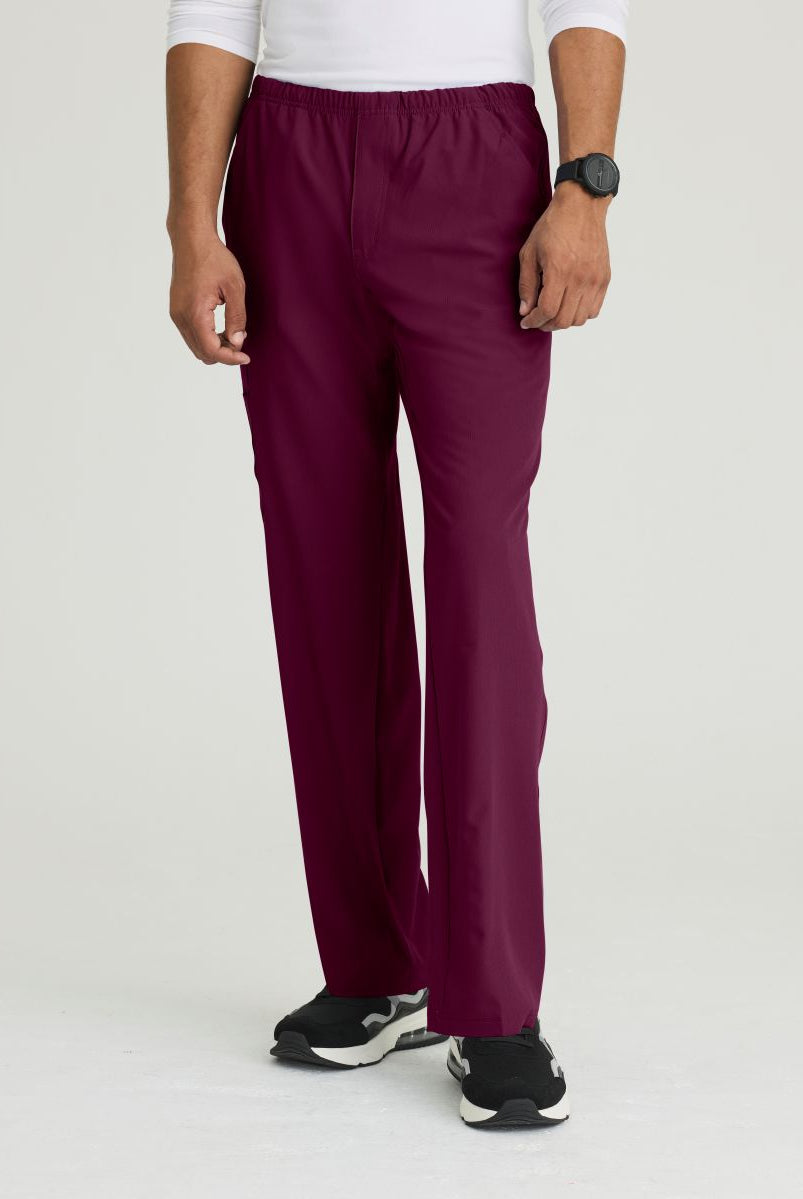 SKECHERS MALE STRUCTURE 4 POCKET ELASTIC WAISTBAND PANT | Wine