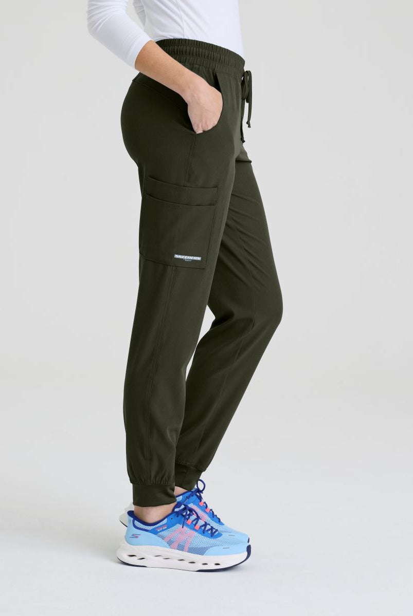 Skechers Theory 4-Pocket Waistband Jogger Pants | Olive