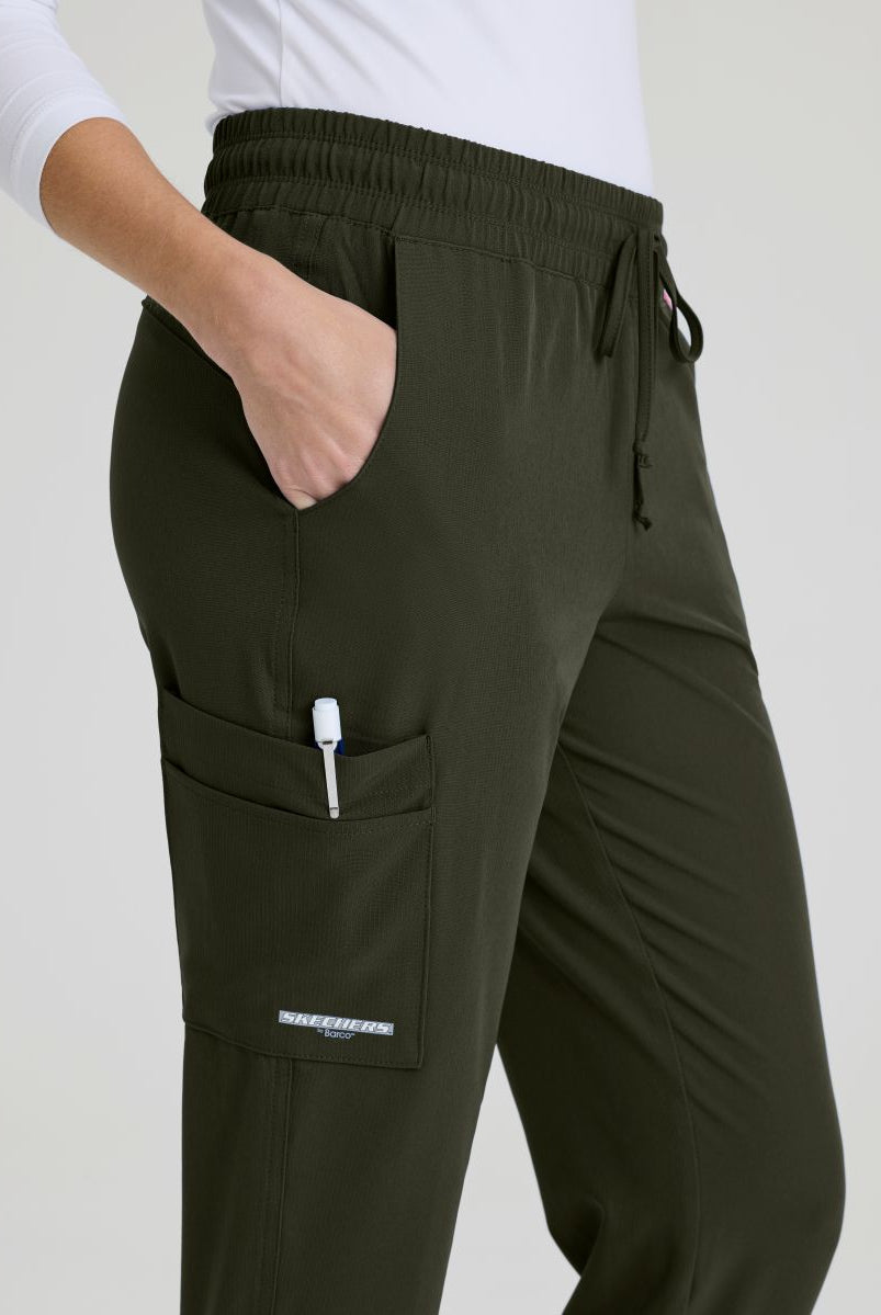 Skechers Theory 4-Pocket Waistband Jogger Pants | Olive