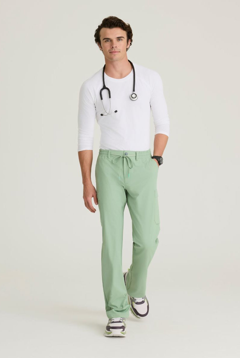 Terrain Men's 6 Pocket Double Cargo Pocket Straight Leg Pant | Field Green