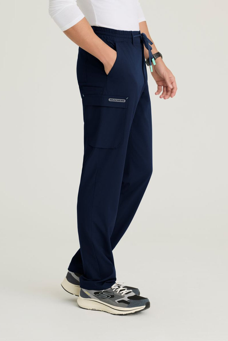 Terrain Men's 6 Pocket Double Cargo Pocket Straight Leg Pant | NAVY