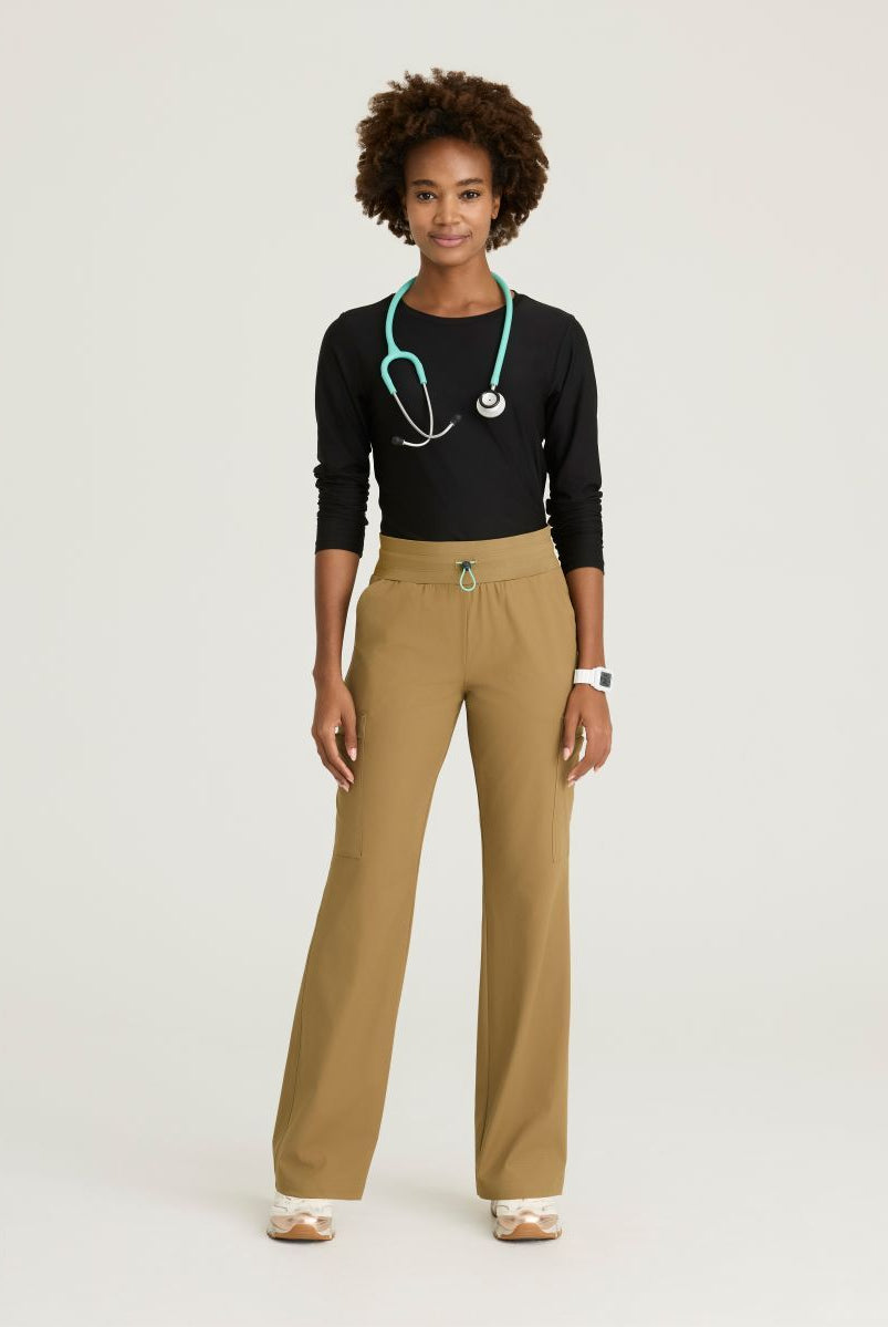 Skechers Explore Women's 5 Pocket Knit Waistband Fit & Flare Pant | Duffle