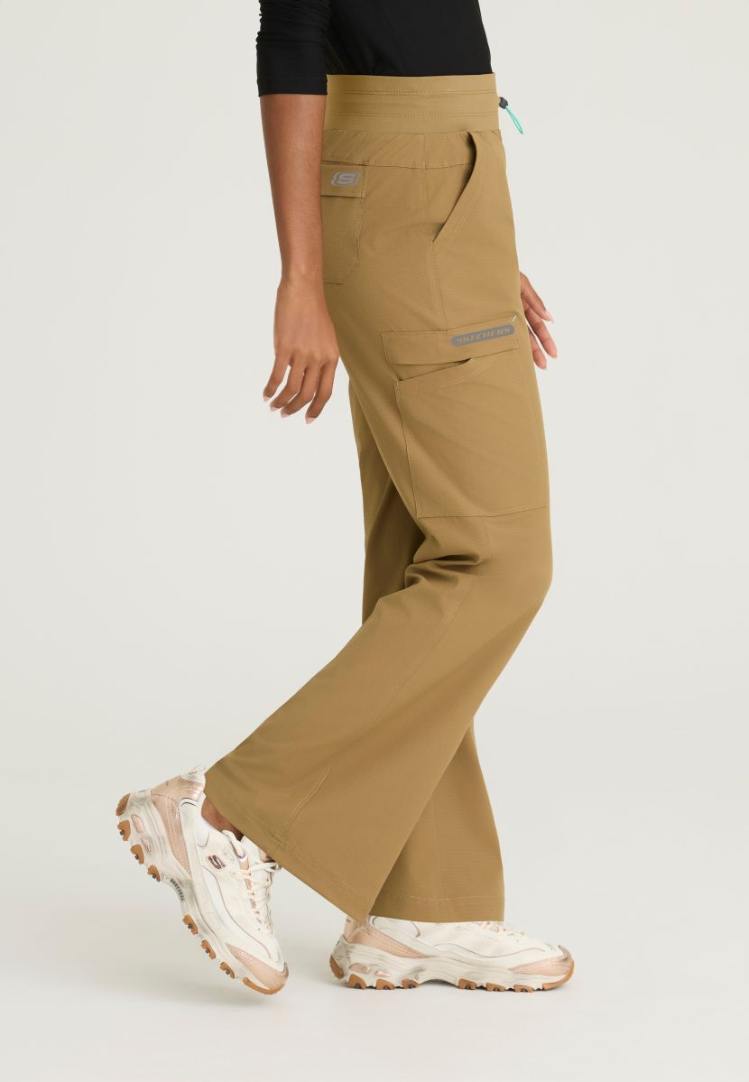 Skechers Explore Women's 5 Pocket Knit Waistband Fit & Flare Pant | Duffle