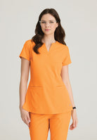 Skechers Women's Coast 2-Pocket Banded Collar Top PRE-ORDER PRODUCT | Bright Marigold