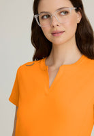 Skechers Women's Coast 2-Pocket Banded Collar Top PRE-ORDER PRODUCT | Bright Marigold