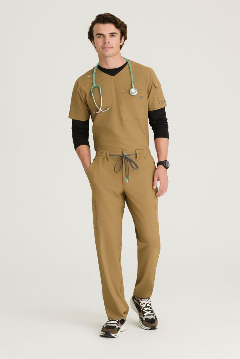 Skechers Station Men's 3 Pocket Round Neck High-Low Hem Top | Duffle