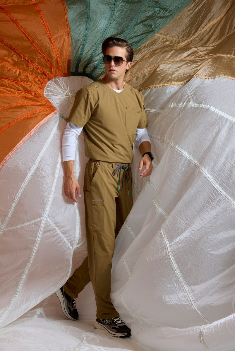 Skechers Station Men's 3 Pocket Round Neck High-Low Hem Top | Duffle