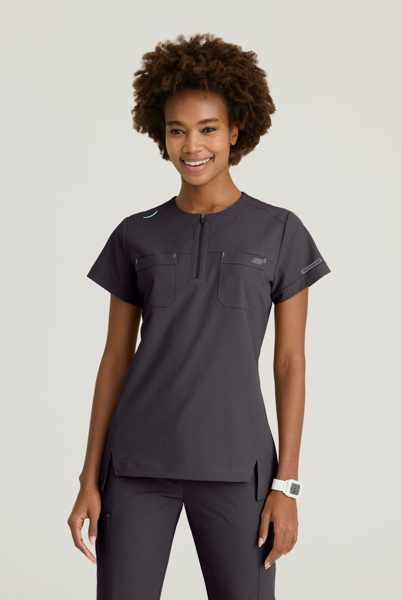 Trek Tuck-In Top | Pewter Grey