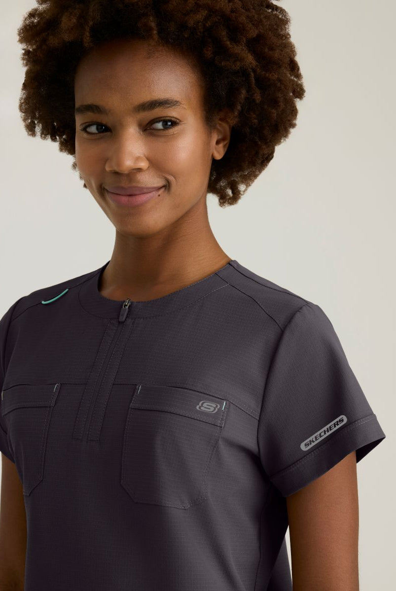 Trek Tuck-In Top | Pewter Grey