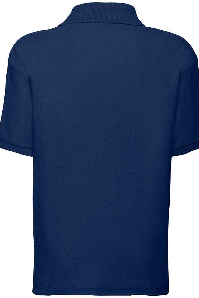 SS11B Fruit of the Loom Kids Poly/Cotton Piqué Polo Shirt | NAVY