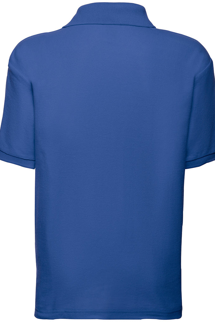SS11B Fruit of the Loom Kids Poly/Cotton Piqué Polo Shirt | New Royal