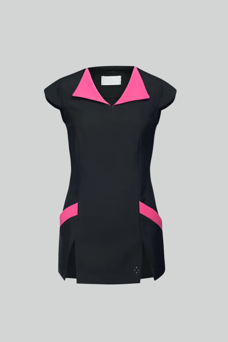 ASHLEY TUNIC ⚡⚡⚡-70% OFF✨ | BLACK/PINK