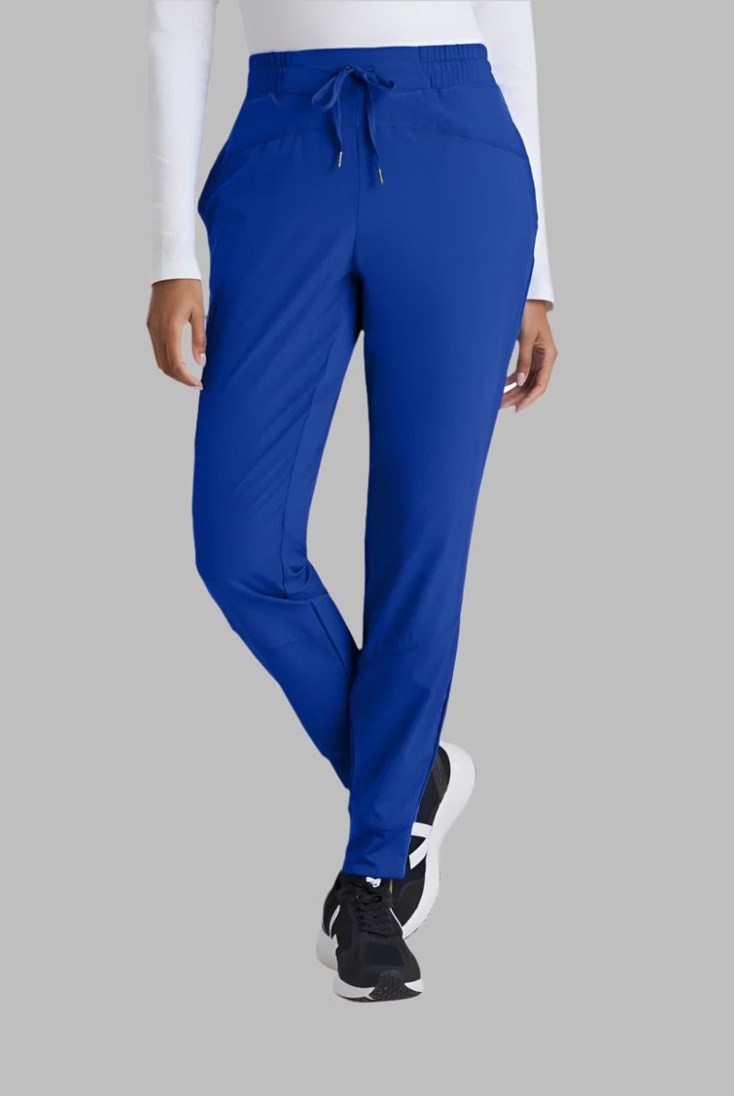 Barco One Drawstring Female Jogger Style Scrub Trousers | New Royal