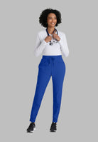 Barco One Drawstring Female Jogger Style Scrub Trousers | New Royal
