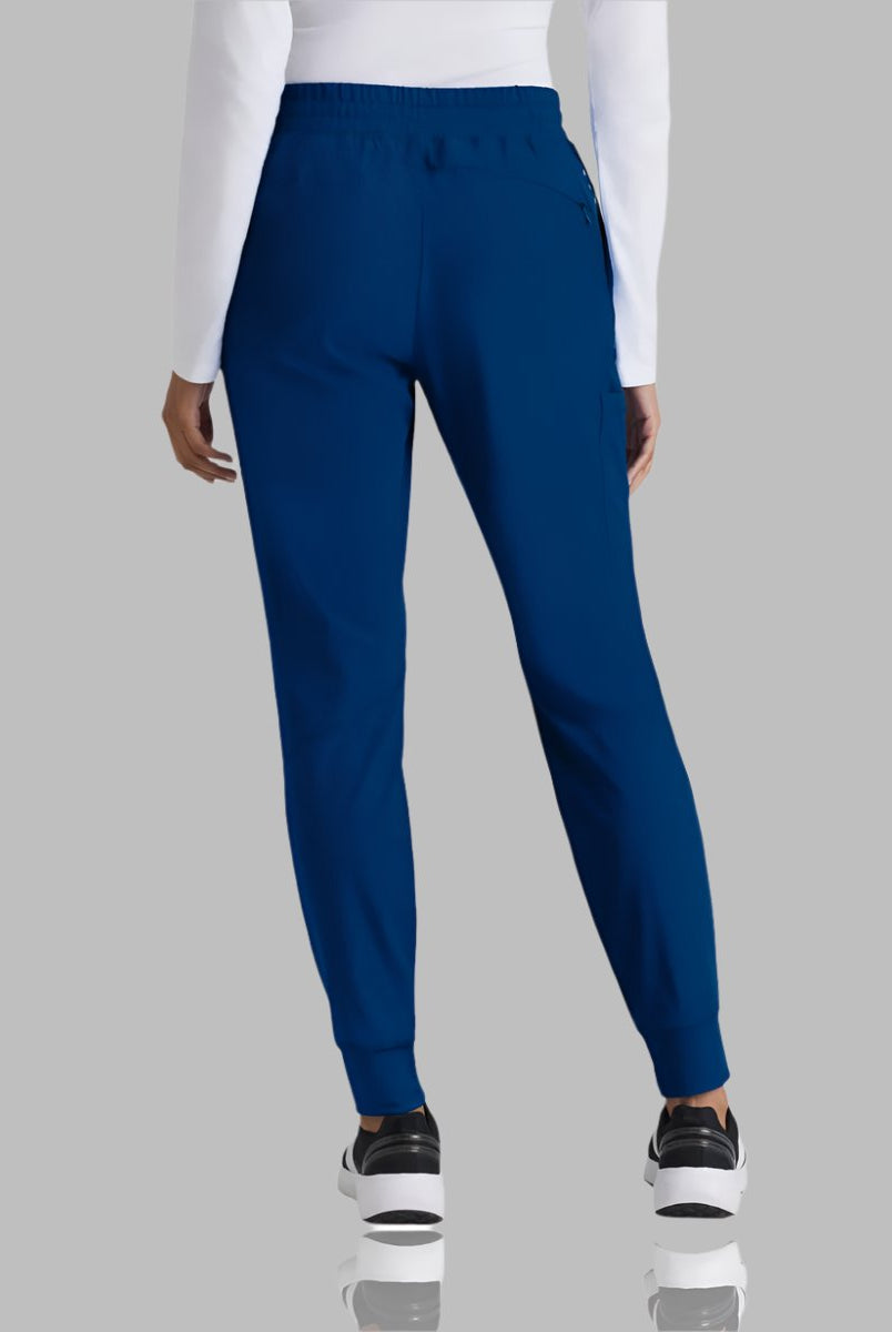Barco One Drawstring Female Jogger Style Scrub Trousers | NAVY
