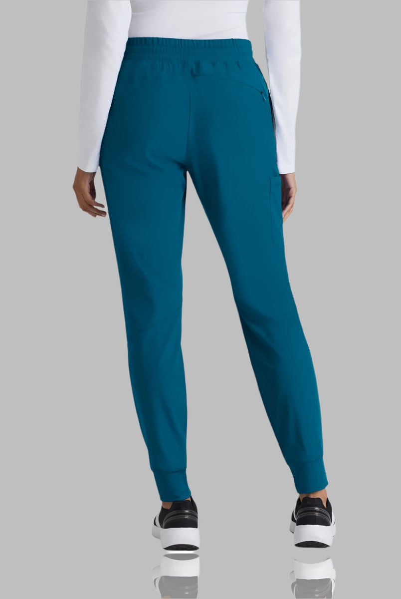 Barco One Drawstring Female Jogger Style Scrub Trousers | Bahama / Caribbean