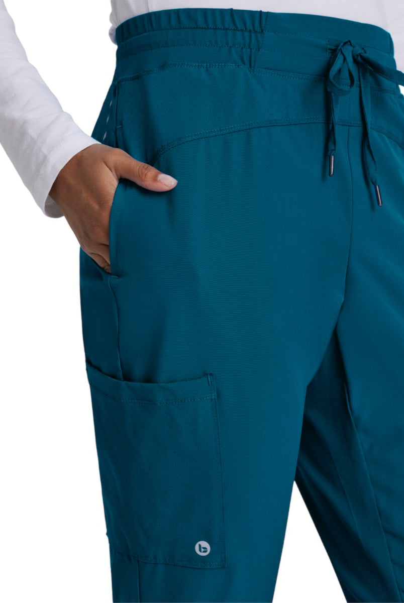 Barco One Drawstring Female Jogger Style Scrub Trousers | Bahama / Caribbean