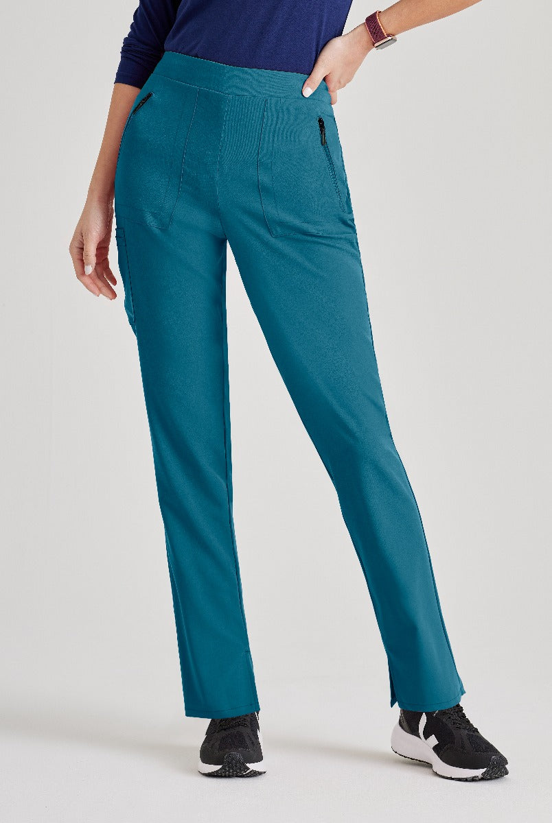 Barco Unify 5-Pocket Slim Leg Scrub Pant | Bahama / Caribbean