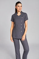 LILI SALON TUNIC | GREY LINEN LOOK