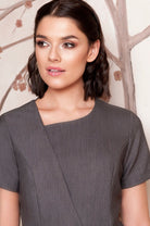 ELLIE BEAUTY TUNIC | GREY LINEN LOOK