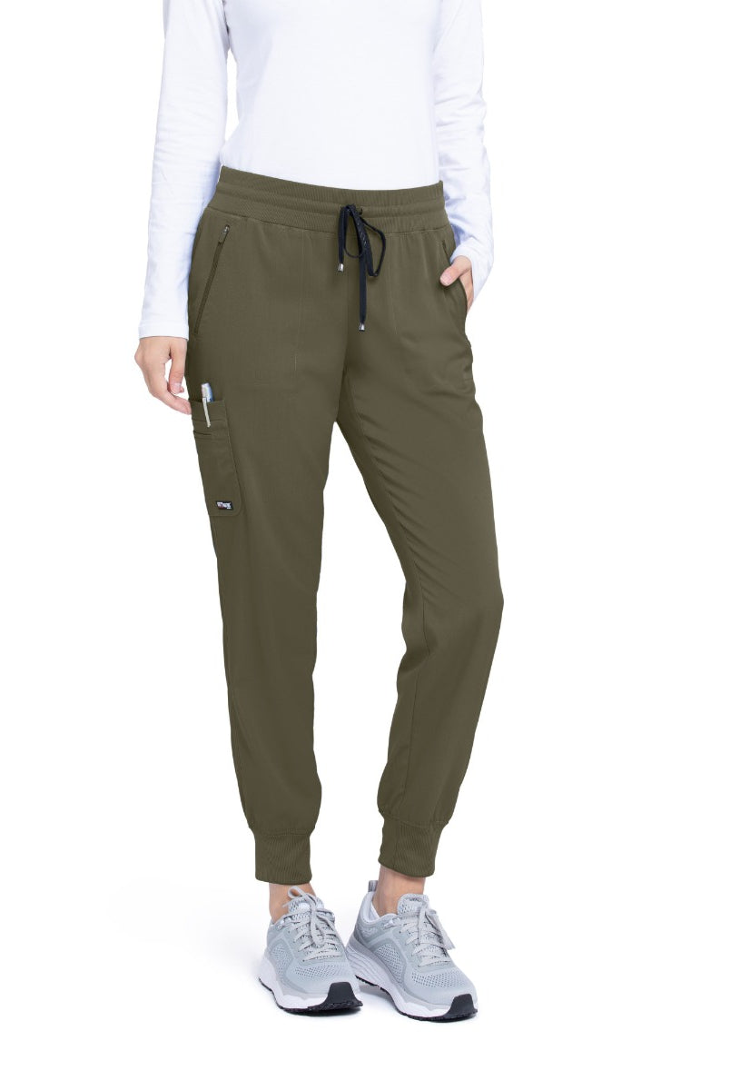 Grey's Anatomy Eden Women's 5-Pocket Cargo Jogger Scrub Pant  | OLIVE