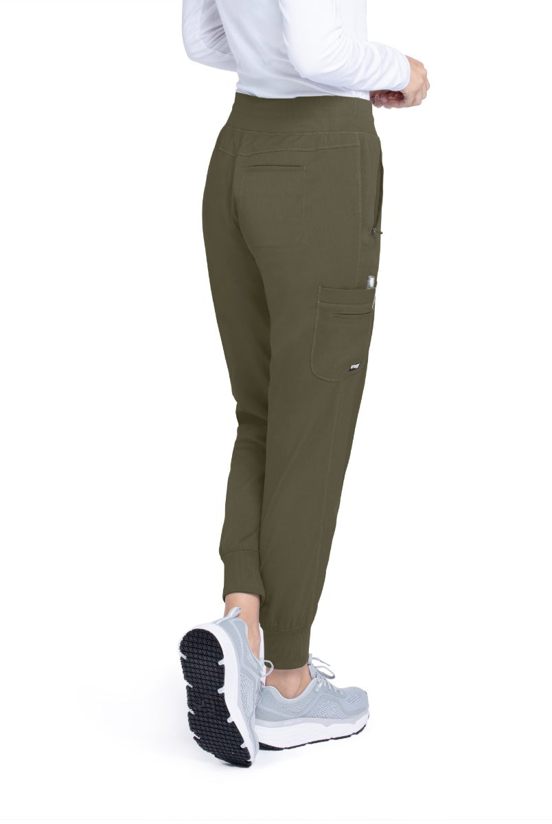 Grey's Anatomy Eden Women's 5-Pocket Cargo Jogger Scrub Pant  | OLIVE