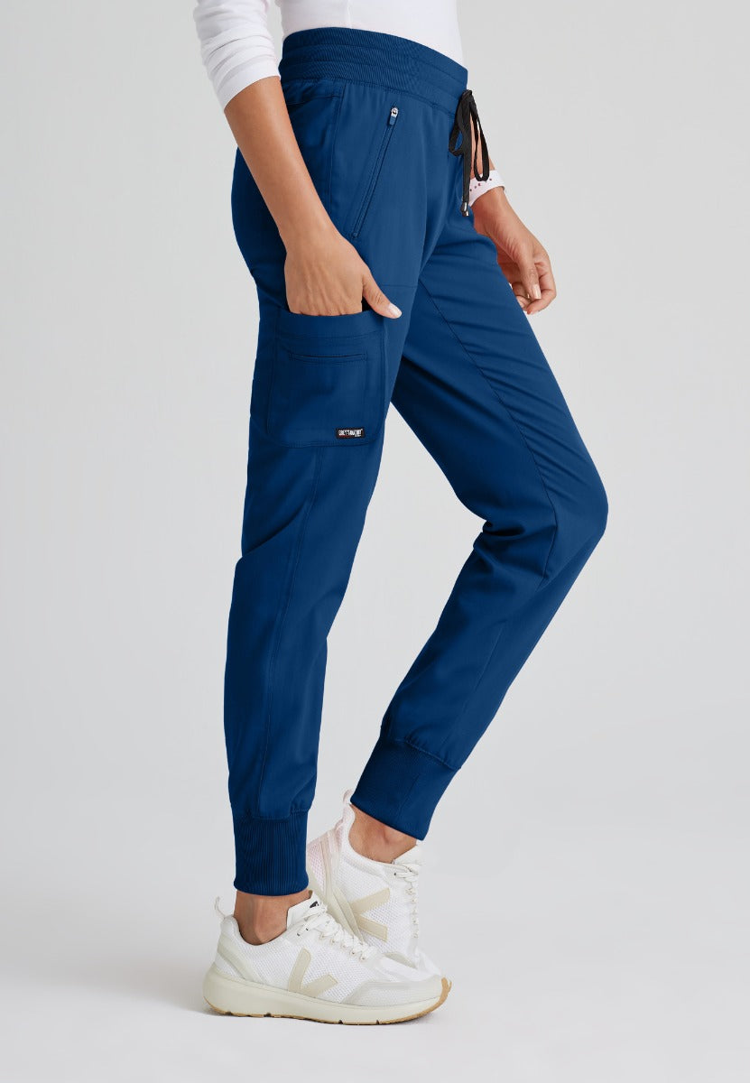 Grey's Anatomy Eden Women's 5-Pocket Cargo Jogger Scrub Pant | NAVY