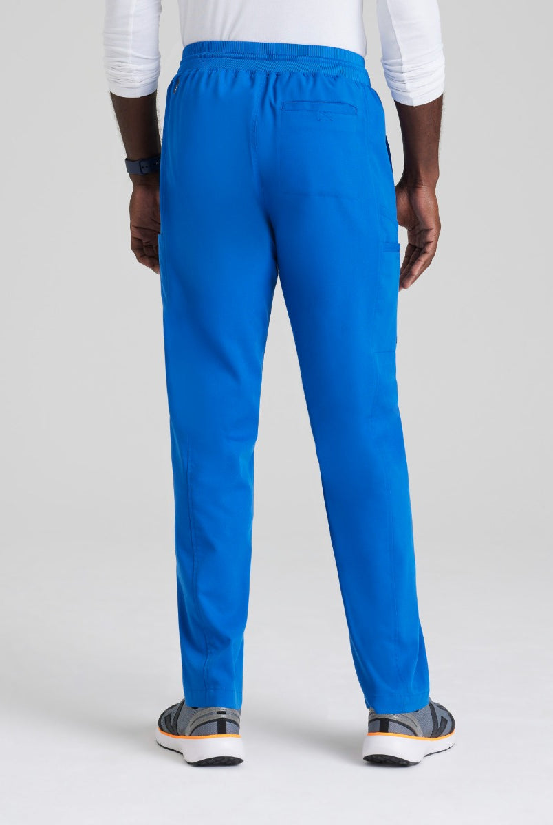 Grey's Anatomy Spandex Stretch Men's 6 Pocket Straight Pant | New Royal