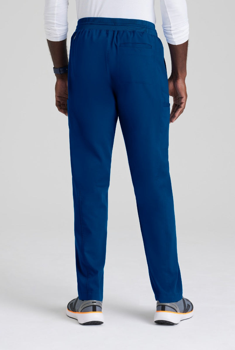 Greys Anatomy Men's 6 Pocket Straight Pant Shorter Leg Length 30" | NAVY