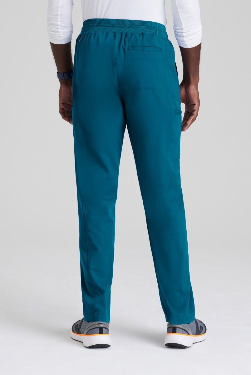 Greys Anatomy Men's 6 Pocket Straight Pant Shorter Leg Length 30" | Bahama / Caribbean