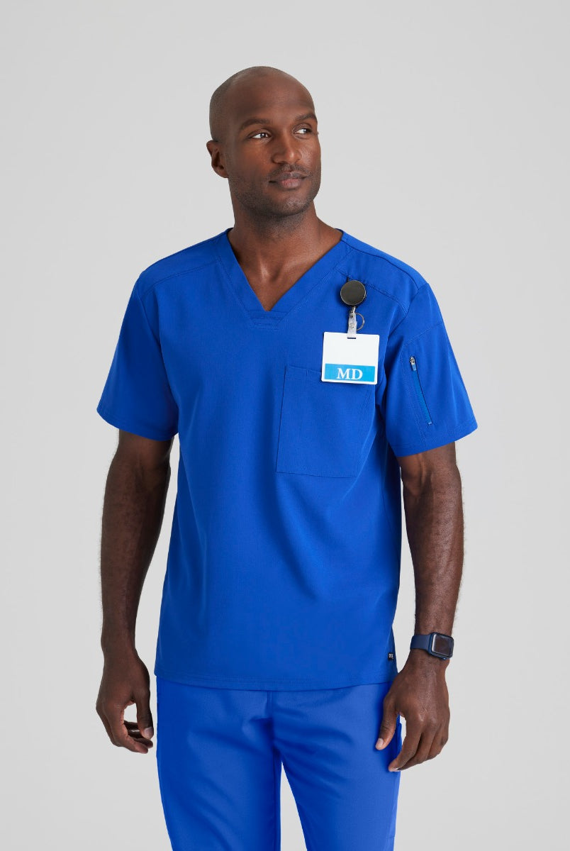 GRST079 Grey's Anatomy Spandex-Stretch Murphy Top | New Royal