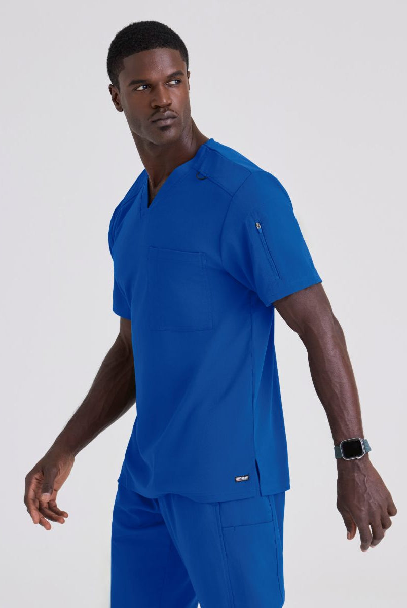 GRST079 Grey's Anatomy Spandex-Stretch Murphy Top | New Royal