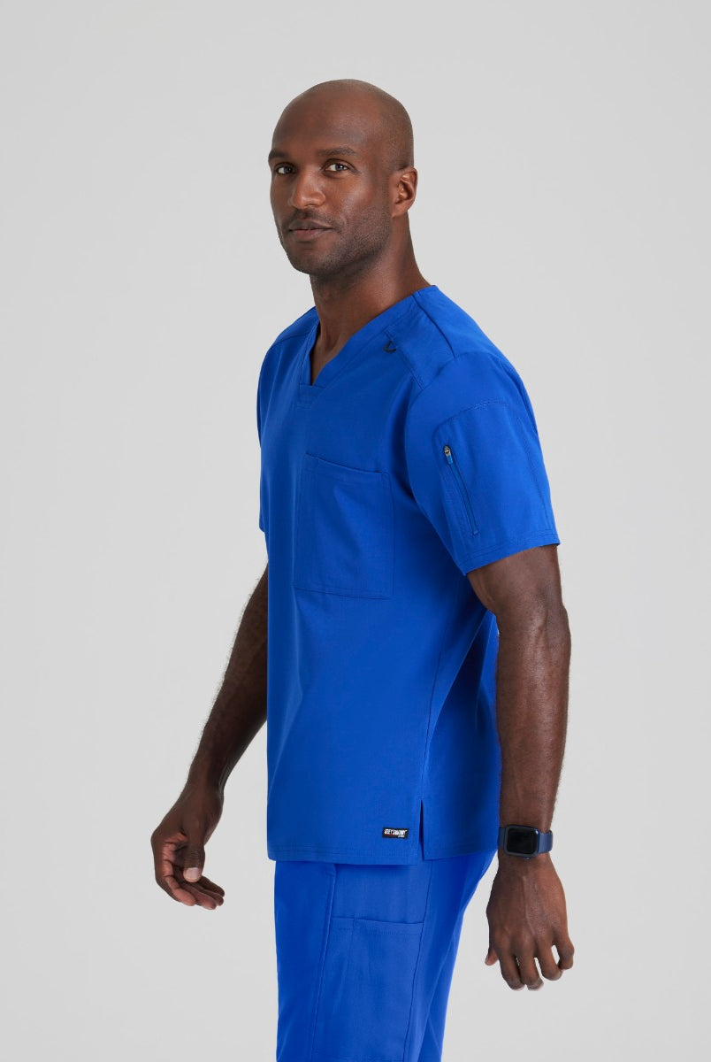 GRST079 Grey's Anatomy Spandex-Stretch Murphy Top | New Royal