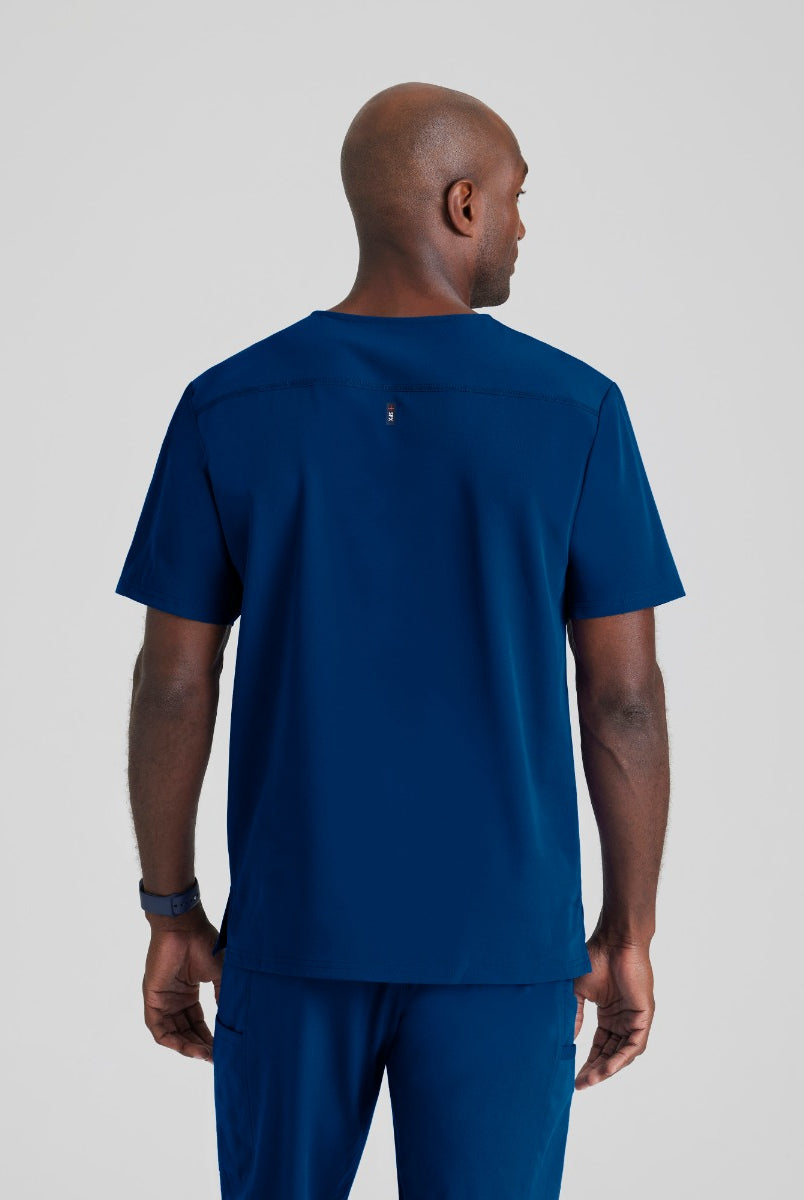 GRST079 Grey's Anatomy Spandex-Stretch Murphy Top | NAVY