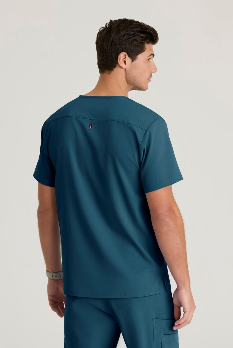 GRST079 Grey's Anatomy Spandex-Stretch Murphy Top | Caribbean