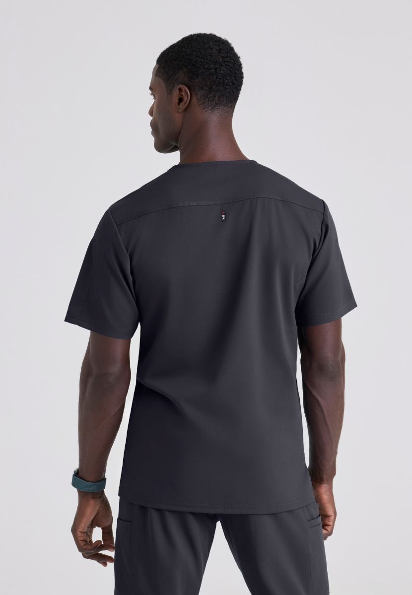 GRST079 Grey's Anatomy Spandex-Stretch Murphy Top | Steel
