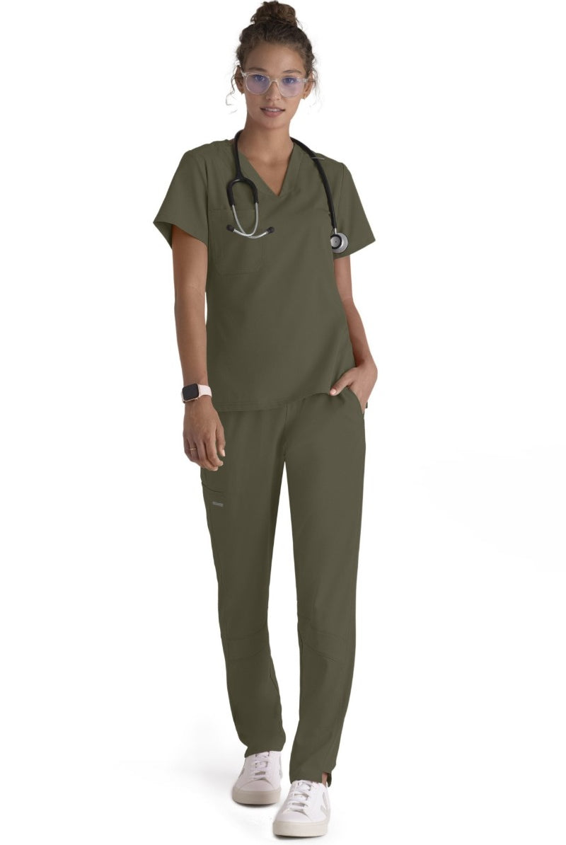 Grey's Anatomy Bree Tuck-in Scrub Top | OLIVE
