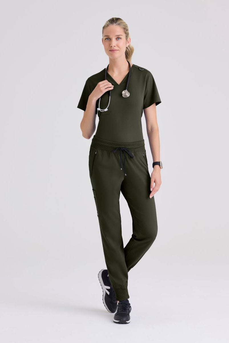 Grey's Anatomy Bree Tuck-in Scrub Top | OLIVE