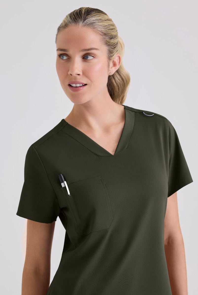 Grey's Anatomy Bree Tuck-in Scrub Top | OLIVE